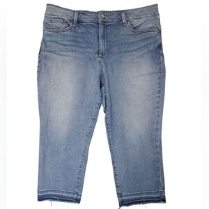 NYDJ Women's Dayla Wide Cuff Capri Size 18P